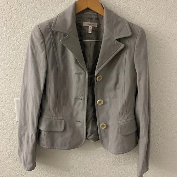 Escada Leather Jacket